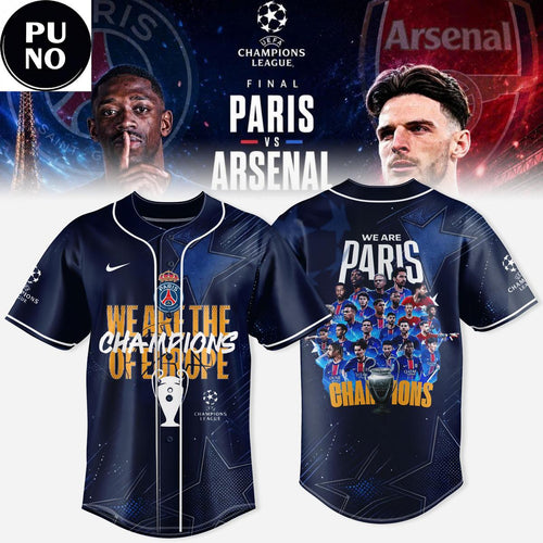 Paris Saint-Germain UEFA Champions League Final 2026 Baseball Jersey