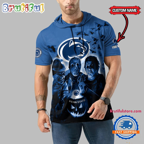 Penn State Nittany Lions Horror Characters Essential Halloween Sleeveless Hoodie