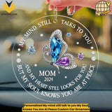 Personalized My mind still talk to you My Soul Knows You Are At Peace Custom Car Ornament