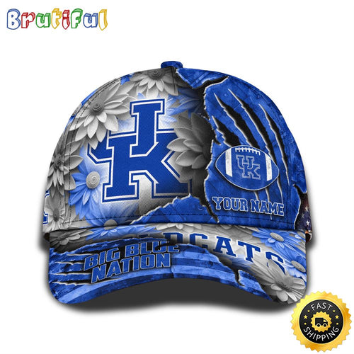 Personalized NCAA Kentucky Wildcats All Over Print Baseball Cap The Perfect Way To Rep Your Team