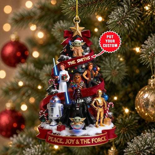 Personalized Star Wars Custom Shape 2-side Printed Acrylic Ornament – MAITM15489