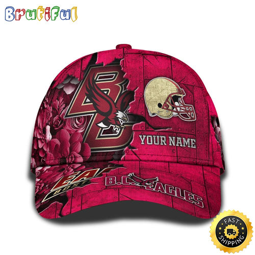 Personalized NCAA Boston College Eagles All Over Print BaseBall Cap Show Your Pride