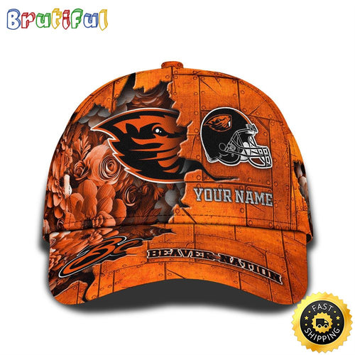 Personalized NCAA Oregon State Beavers All Over Print Baseball Cap Show Your Pride
