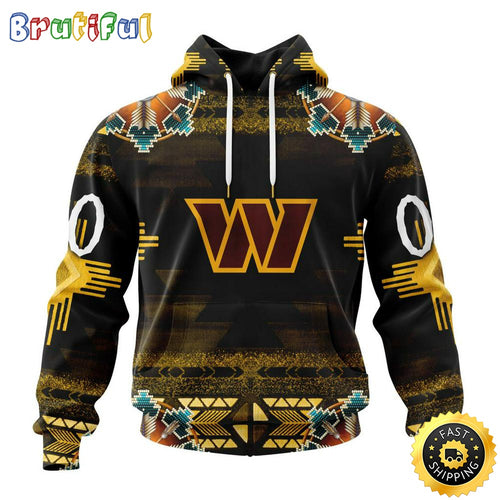 Personalized NFL Washington Commanders Hoodie Special Native Costume Design 3D Hoodie Unisex Hoodie