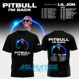 Pitbull I’m Back! Tour 2026 Limited Edition Shirt