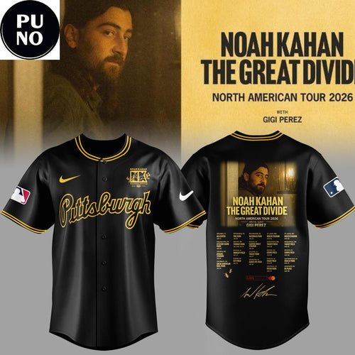Pittsburgh Pirates x Noah Kahan The Great Divide Tour 2026 Schedule Baseball Jersey