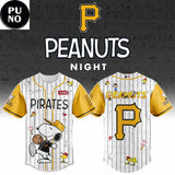 Pittsburgh Pirates x Peanuts Night 2026 Baseball Jersey