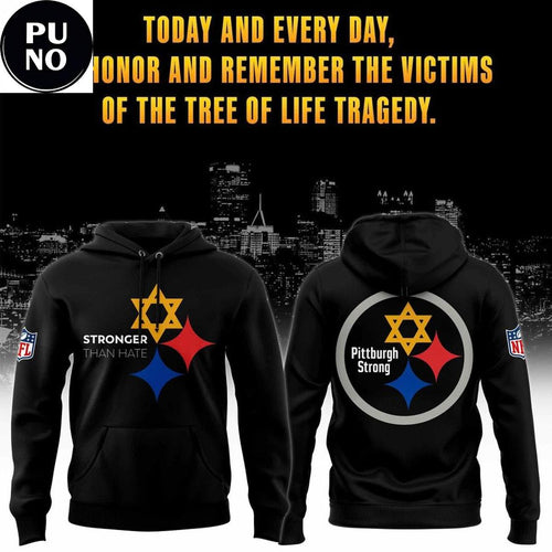Pittsburgh Steelers 2026 Stronger Than Hate Hoodie T-Shirt