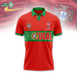 Portugal | Premium FIFA World Cup 2026 3D Polo Shirt