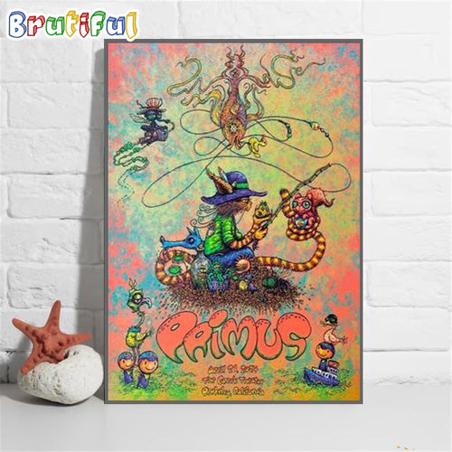 Primus Greek Theatre Berkeley Ca April Tour 2024 Wall Art Poster Canvas