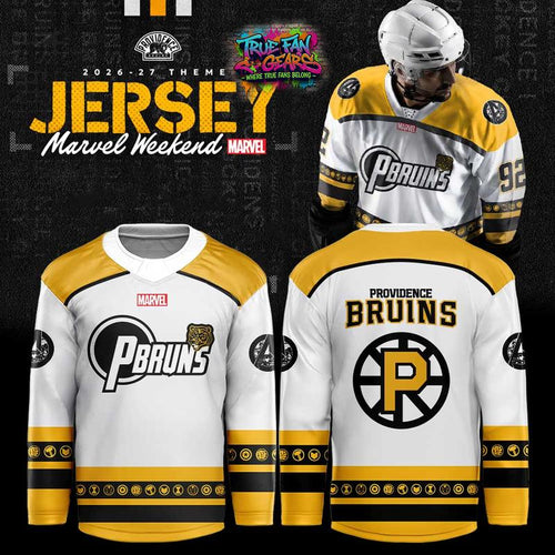 Providence Bruins Avengers Marvel Weekend 2026 Limited Edition Hockey Jersey
