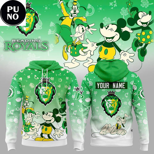 Reading Royals x Mickey Mouse Celebration St Patrick’s Day 2026 Hoodie