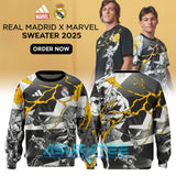 Real Madrid x Marvel 2025 Collab Special Sweatshirt