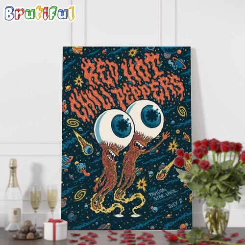 Red Hot Chili Peppers July 2 2024 The Pavilion At Star Lake Burgettstown PA Wall Art Poster Canvas