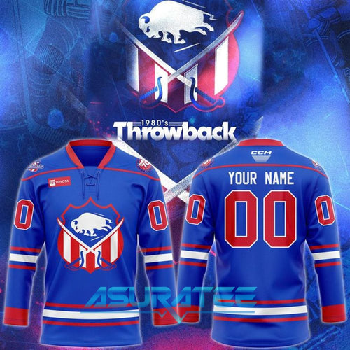 Rochester Americans 1980’s Throwback Night Special Hockey Jersey