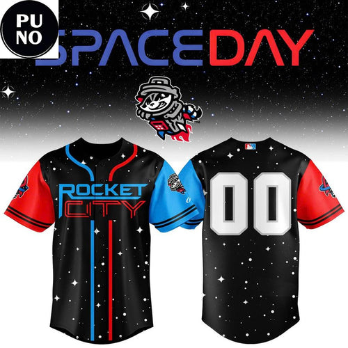 Rocket City Trash Panda 2026 Space Night Personalized Baseball Jersey