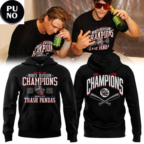 Rocket City Trash Panda Southern League Champions 2026 Hoodie T-Shirt