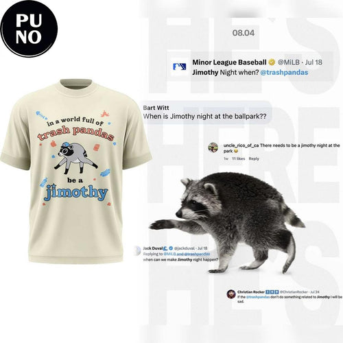 Rocket City Trash Pandas x Jimothy 2026 T-Shirt