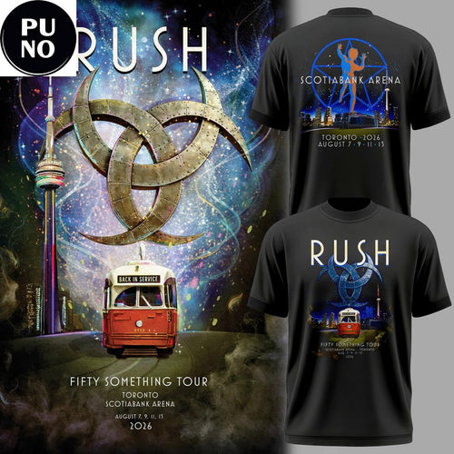 Rush 2026 Fifty Something Tour Toronto T-Shirt