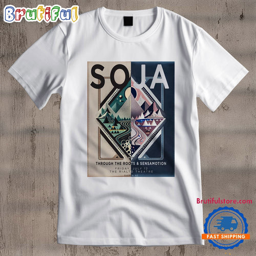 SOJA July 12 2024 The Rialto Theatre Tucson AZ Tour T Shirt