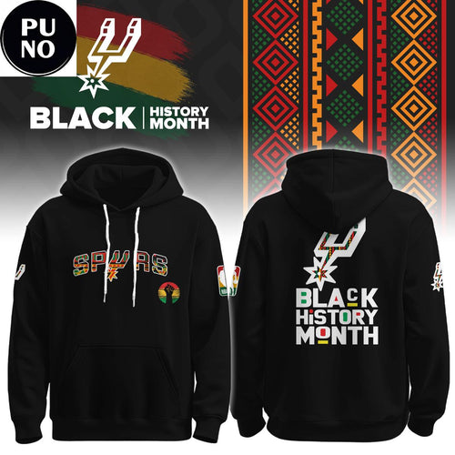 San Antonio Spurs x Black History Month 2026 Hoodie