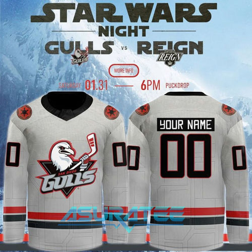 San Diego Gulls x 2026 Star Wars Night Hockey Jersey