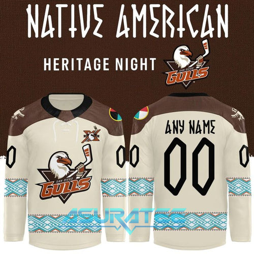 San Diego Gulls x Native American Heritage Night 2026 Hockey Jersey