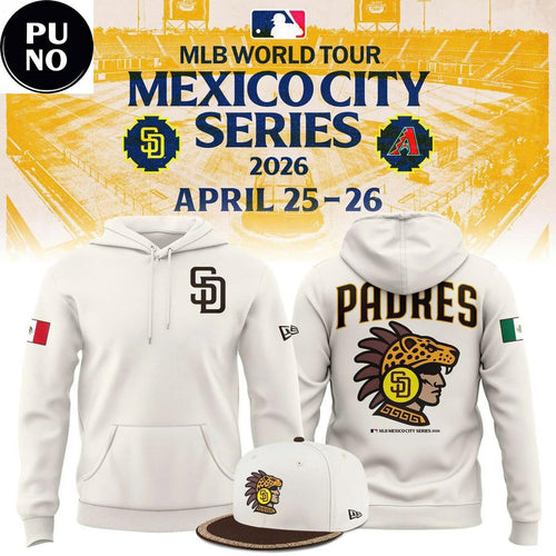 San Diego Padres 2026 MLB Mexico City Series Hoodie T-Shirt