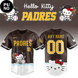 San Diego Padres x Hello Kitty Night 2026 Baseball Jersey