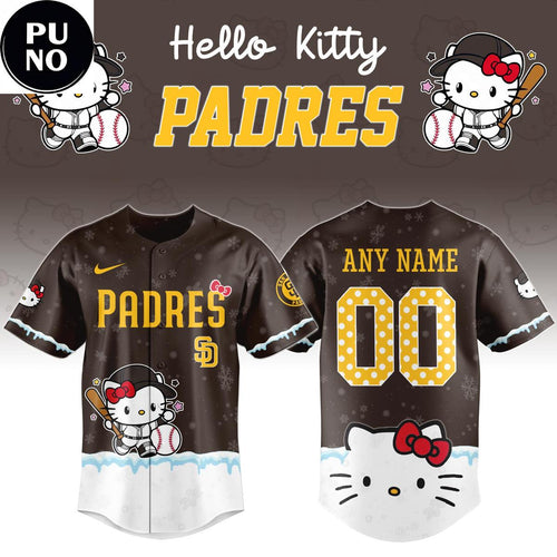 San Diego Padres x Hello Kitty Night 2026 Baseball Jersey