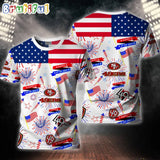San Francisco 49ers Happy Independence Day 4th Of July 3D T Shirt