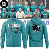 San Jose Sharks Coach Mike Aldrich 2026 Hoodie Shirt