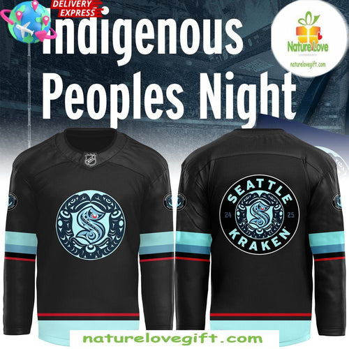 Seattle Kraken Indigenous Peoples Night Hockey Jersey