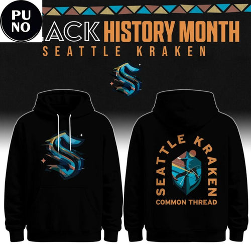 Seattle Kraken x Black History Month Heritage 2026 Hoodie Shirt