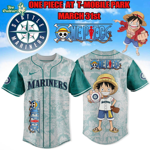 Seattle Mariners One Piece Night at T-Mobile Park 2026 Limited Edition Baseball Jersey