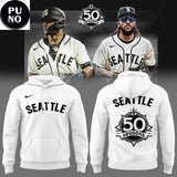 Seattle Mariners Seattle Steelheads Celebrated 50 seasons Negro Leagues Baseball Hoodie