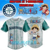 Seattle Mariners x One Piece At T-Mobile Park 2026 Baseball Jersey