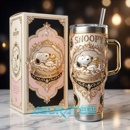 Snoopy Happiness is Simple Limited Edition YETI Tumbler