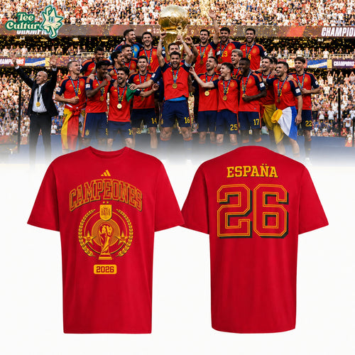Spain World Cup 2026 Champions Celebration Shirt