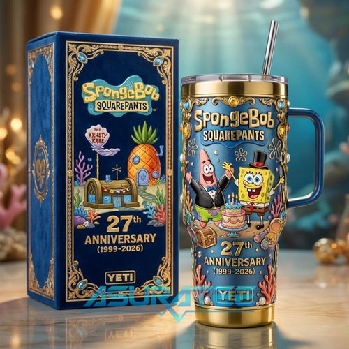 Spongebob Squarepants 27th Anniversary Special YETI Tumbler