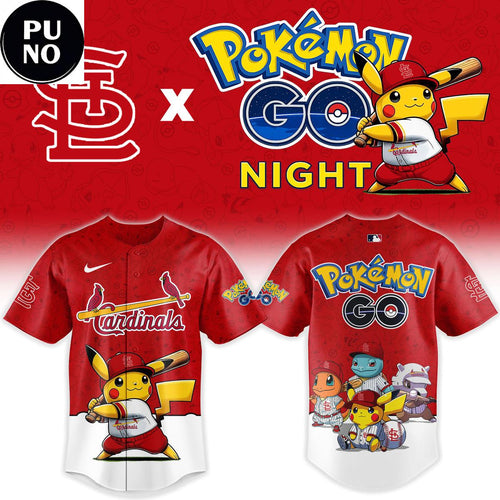 St. Louis Cardinals x Pokemon GO Night 2026 Baseball Jersey