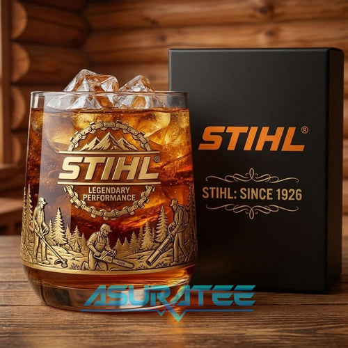 Stihl 100th Anniversary Commemorative Whiskey Glass