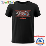Stray Kids Lollapalooza Retro Grid Logo Festival T Shirt