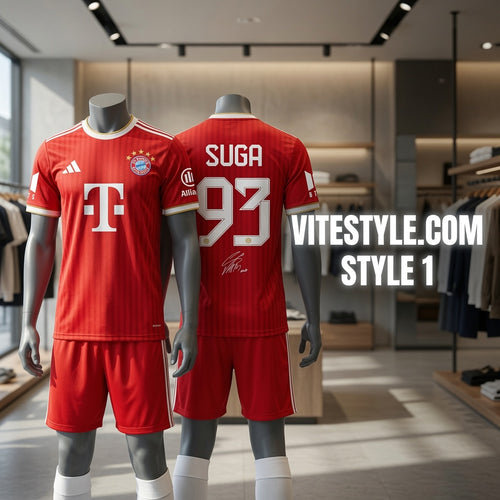 Suga BTS Bayern Munich Jersey