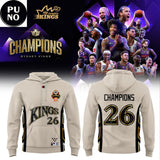Sydney Kings 2026 NBL Champions Beige Hoodie T-Shirt