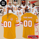 Tampa Bay Buccaneers 2026 50th Season Personalized Football Jersey