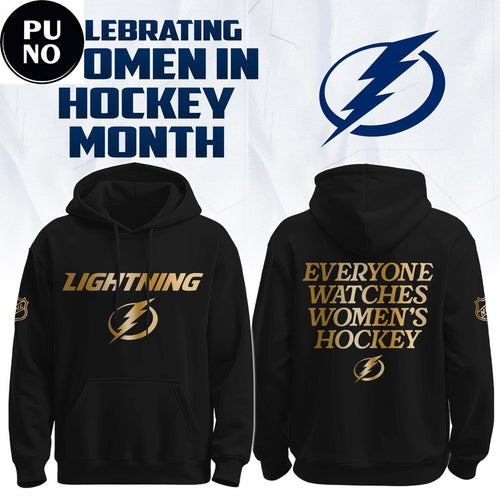 Tampa Bay Lightning Everyone Watches Womens Hockey 2026 Hoodie