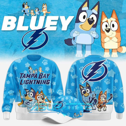 Tampa Bay Lightning x Bluey 2025 Limited Edition Sweatshirt