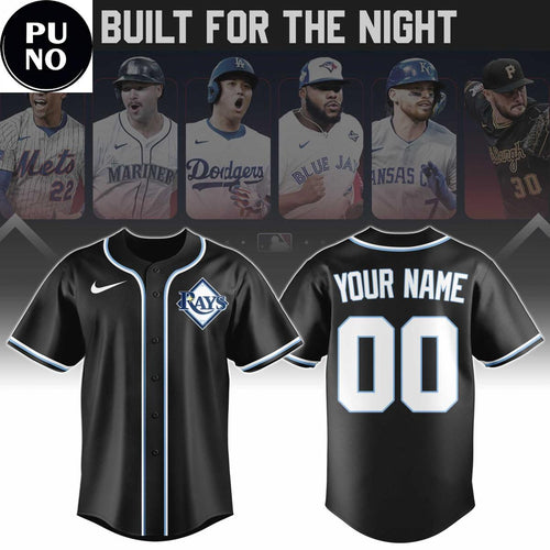 Tampa Bay Rays Fashion Black Out Replica 2026 Personalized Baseball Jersey