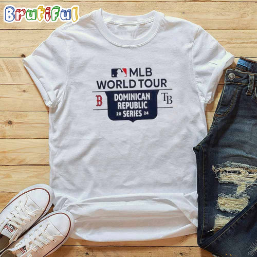 Tampa Bay Rays Vs Boston Red Sox 2024 Mlb World Tour T Shirt